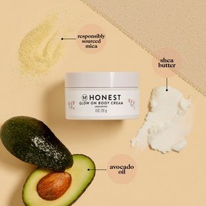 🤰🏻🤰🏽The HONEST Company Honest Mama Glow On Body Cream, 6 oz